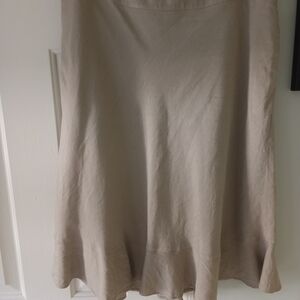 Vintage East 5th Women's A-Line Skirt in Tan